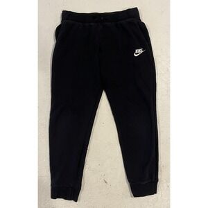 Nike Sports Club Fleece Jogger Sweatpants Girls Size XL BV2720-010 Black